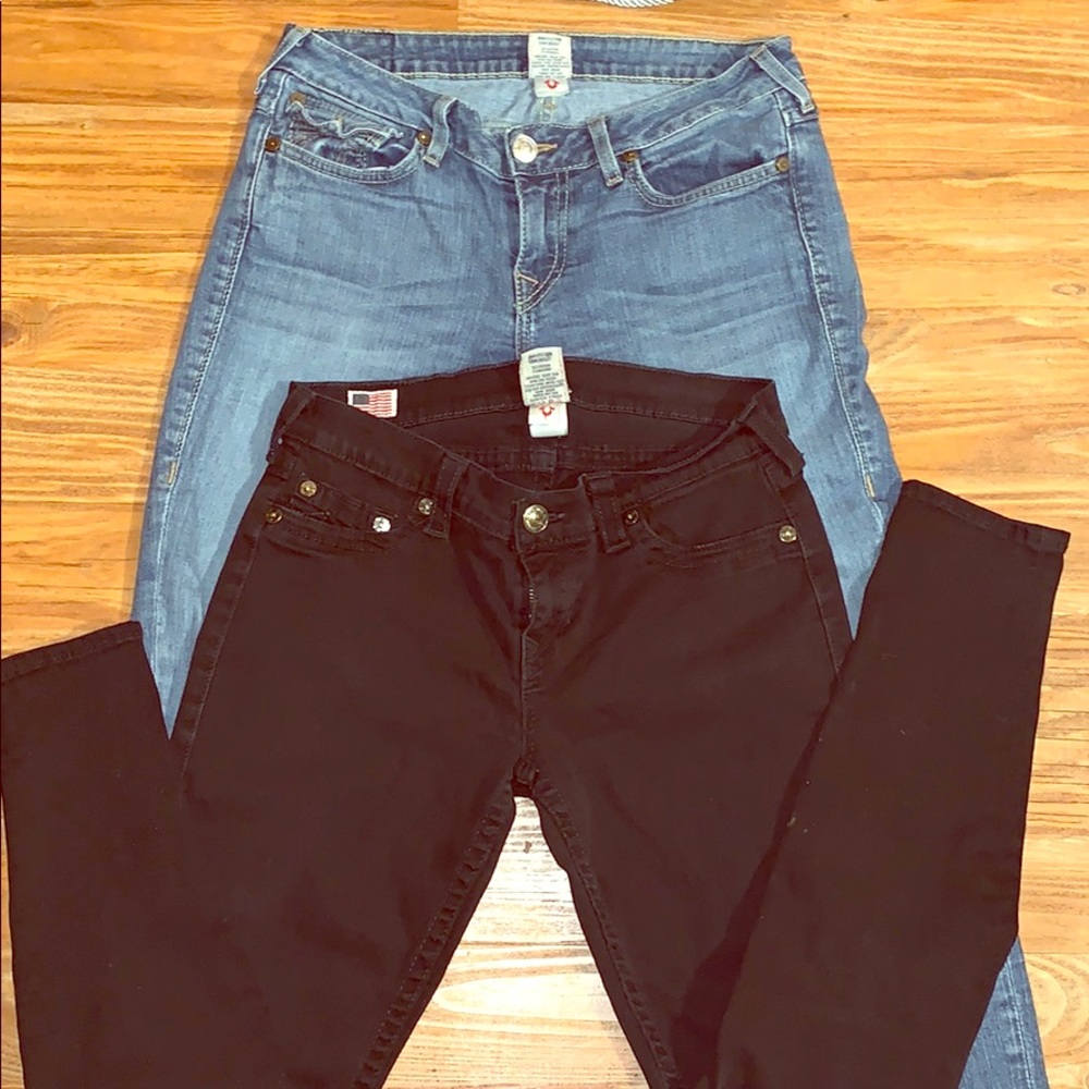 Authentic true religion women’s jeans. 2 pair. 30
